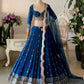 Embroidered Georgette Lehenga Choli Set with Net Dupatta