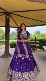 Embroidered Georgette Lehenga Choli Set