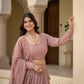 Embroidered Georgette Lehenga Choli for Wedding and Festive Occasions