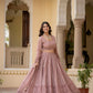 Embroidered Georgette Lehenga Choli for Wedding and Festive Occasions