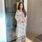 Embroidered Georgette Palazzo Suit Set