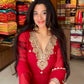Embroidered Georgette Palazzo Suit Set