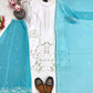 Embroidered Georgette Palazzo Suit for Festive and Wedding Occasions