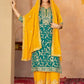 Embroidered Georgette Palazzo Suit with Dupatta