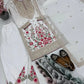 Embroidered Georgette Palazzo Suit with Dupatta