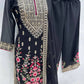 Embroidered Georgette Palazzo Suit with Dupatta