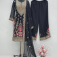 Embroidered Georgette Palazzo Suit with Dupatta