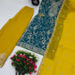 Embroidered Georgette Palazzo Suit with Dupatta