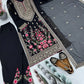 Embroidered Georgette Palazzo Suit with Dupatta