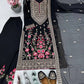 Embroidered Georgette Palazzo Suit with Dupatta