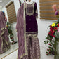 Embroidered Georgette Palazzo Suit with Dupatta