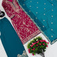 Embroidered Georgette Palazzo Suit with Dupatta