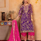 Embroidered Georgette Palazzo Suit with Dupatta