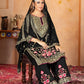 Embroidered Georgette Palazzo Suit with Dupatta