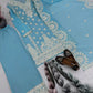 Embroidered Georgette Palazzo Suit with Mirror Work