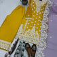 Embroidered Georgette Palazzo Suit with Mirror Work