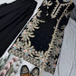 Embroidered Georgette Palazzo Suit with Net Dupatta