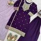 Embroidered Georgette Plazo Suit Set