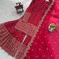 Embroidered Georgette Sharara Set with Dupatta