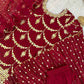 Embroidered Georgette Sharara Suit