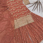 Embroidered Georgette Sharara Suit