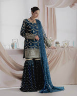 Embroidered Georgette Sharara Suit