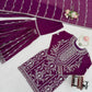 Embroidered Georgette Sharara Suit Set
