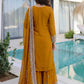 Embroidered Georgette Sharara Suit Set