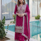 Embroidered Georgette Sharara Suit Set