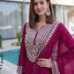 Embroidered Georgette Sharara Suit Set