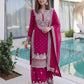 Embroidered Georgette Sharara Suit Set