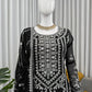 Embroidered Georgette Sharara Suit Set