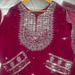 Embroidered Georgette Sharara Suit Set