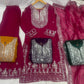 Embroidered Georgette Sharara Suit Set