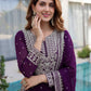 Embroidered Georgette Sharara Suit Set