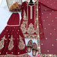 Embroidered Georgette Sharara Suit Set