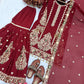 Embroidered Georgette Sharara Suit Set