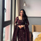 Embroidered Georgette Straight Suit Set