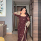 Embroidered Georgette Straight Suit Set