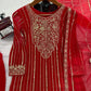 Embroidered Georgette Suit with Dupatta