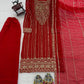 Embroidered Georgette Suit with Dupatta
