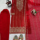 Embroidered Georgette Suit with Dupatta
