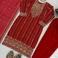Embroidered Georgette Suit with Dupatta