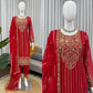 Embroidered Georgette Suit with Dupatta