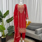 Embroidered Georgette Suit with Dupatta