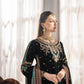 Embroidered Georgette Suit with Mirror Work and Dupatta