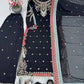 Embroidered Georgette Suit with Mirror Work and Dupatta