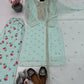 Embroidered Georgette Suit with Printed Palazzo and Dupatta