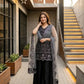 Embroidered Georgette Top Palazzo Set