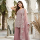 Embroidered Georgette Top Palazzo Set